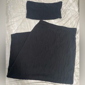 Shein sexy long maxi skirt and crop top set. Size small never worn.